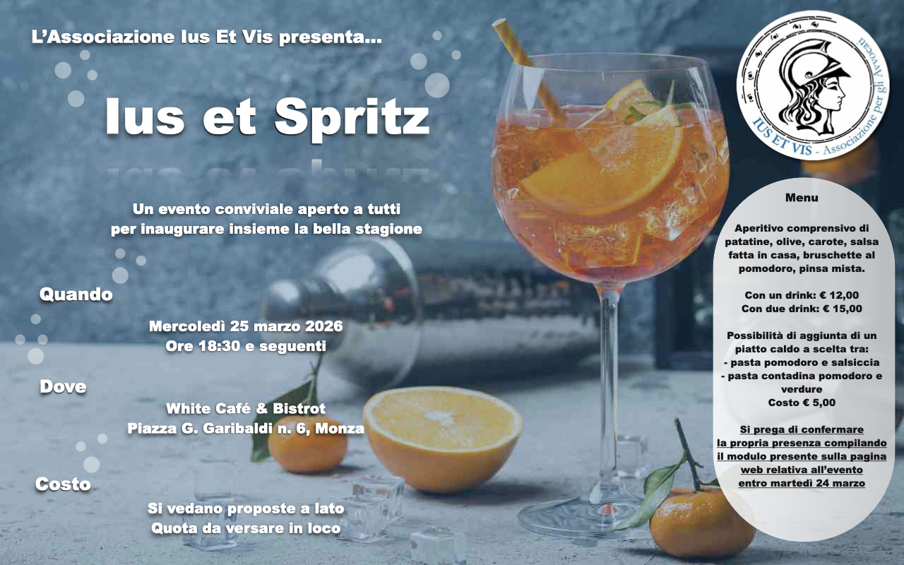 25/03/2026 - Ius Et Spritz Special Edition